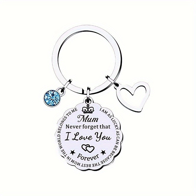 Never Forget That I Love You Keychain Pendant