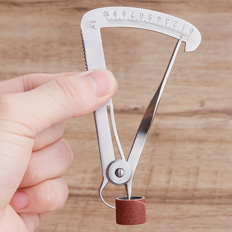 Stainless Steel Inner Caliper Jewelry & Dental Measuring Tool