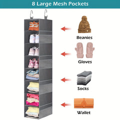 Foldable Hanging Shoe Bag Dust proof Storage Rack