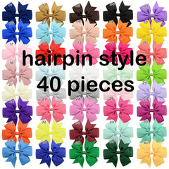 20-40pcs Baby Girls Bow Headband Hairband Hair Accessories