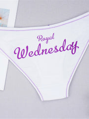 7 Pack Women's Pattern Mixed Panties Set