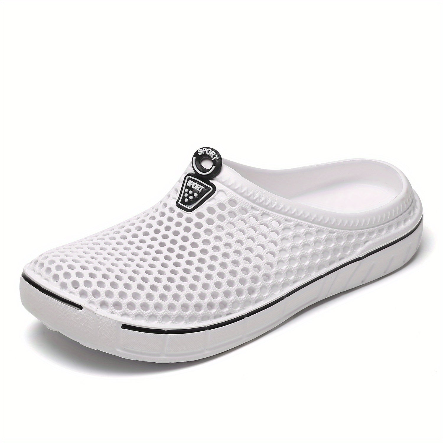 Women's Solid Flat Clogs Slip On Non slip Outdoor Casual Slides Shoes