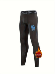 Boys Astronaut & Football Print Compression Base Layer Sports Tights Leggings