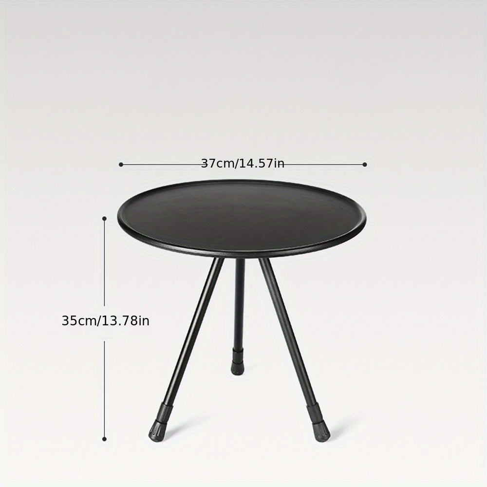 Portable Aluminum Round Table for Outdoor Dining and Camping