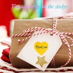 500pcs Heart Shaped Stickers 9 Colors Office Classroom Student Use