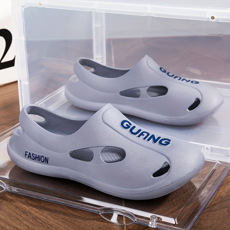 Men's PVC Sandals Casual Non Slip Shoes Water Shoes