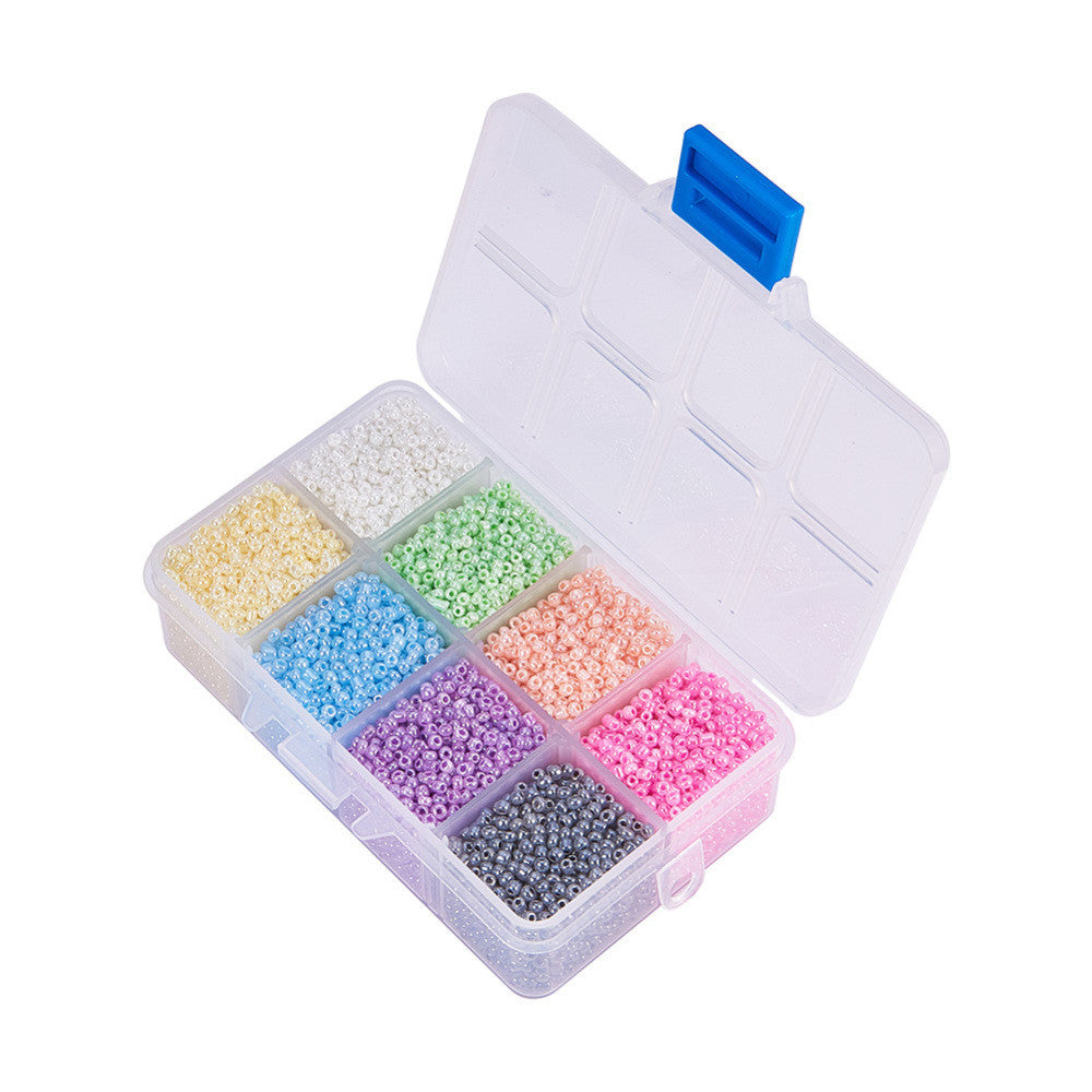 12/0 Multicolor Glass Seed Beads 2mm 1mm Hole for DIY Jewelry Making