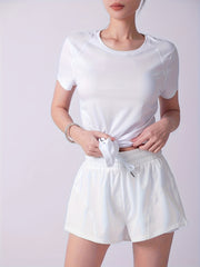 2pcs Quick Drying Sports Top & Breathable Running Shorts