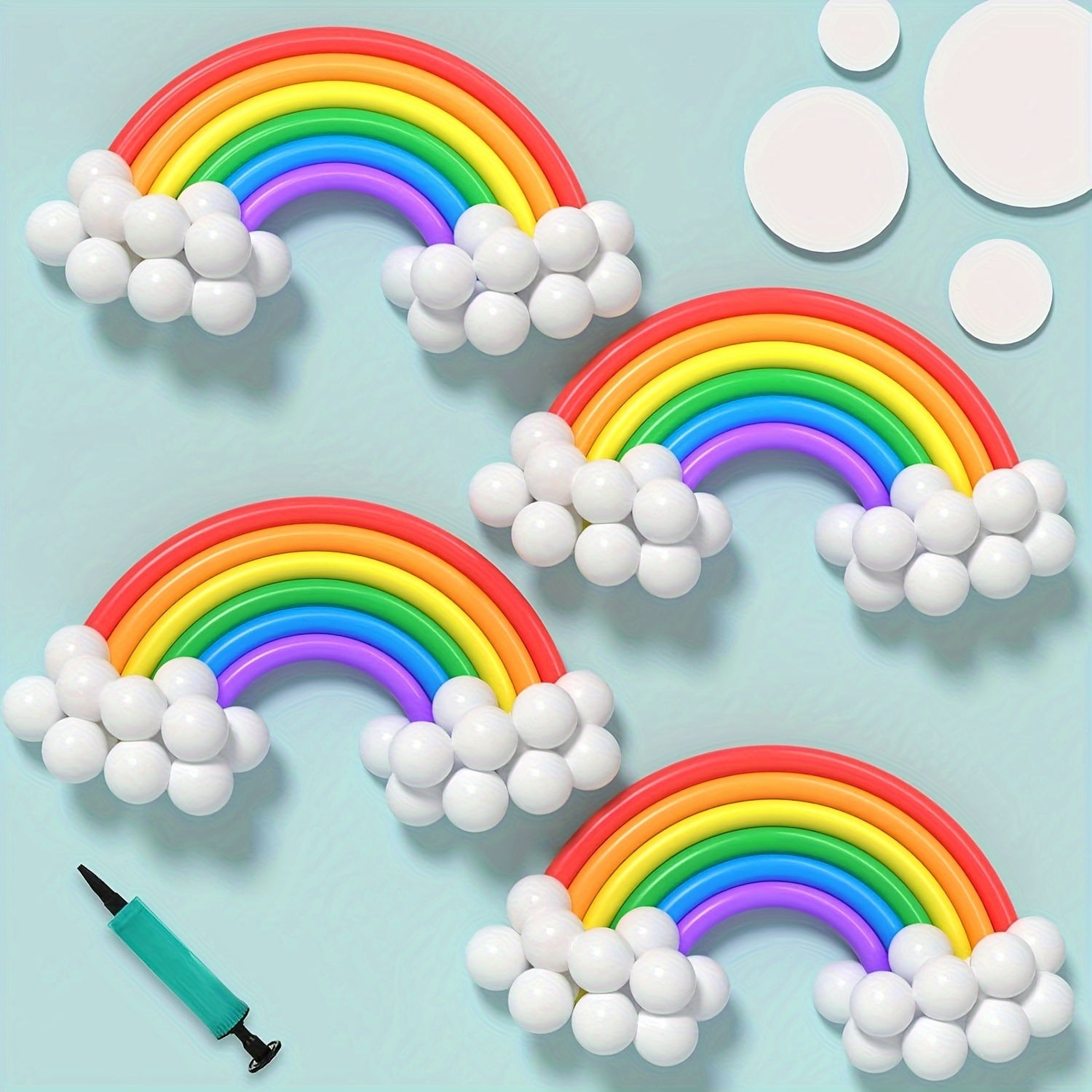 24pcs Balloon Garland Arch Kit Rainbow Balloons Wedding Decor Birthday Decor