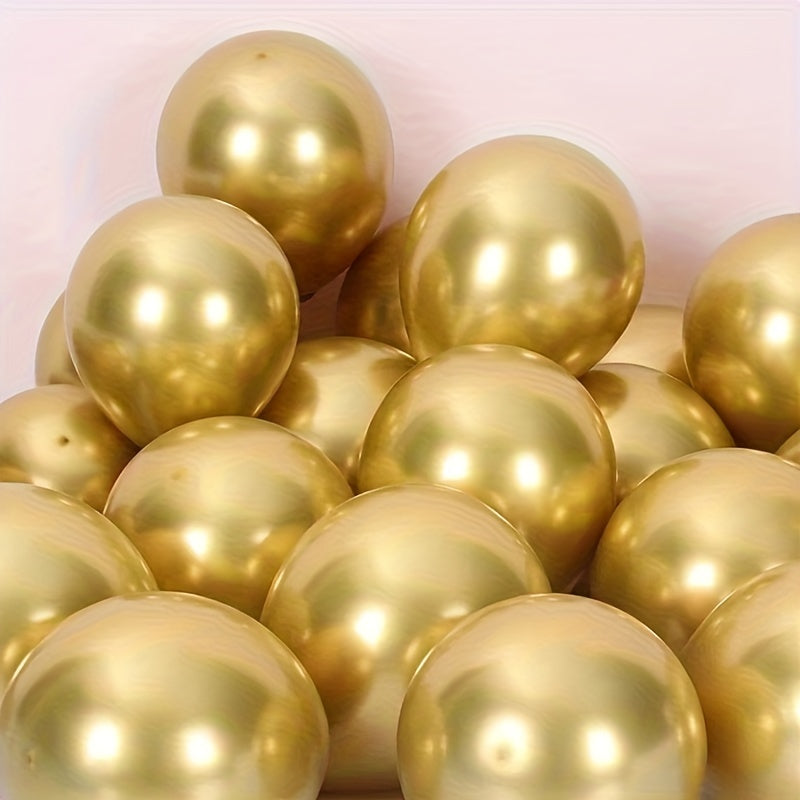 50pcs Party Golden Metal Balloon 30 Happy Birthday Party Decoration