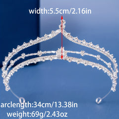 Girl's Fairy Birthday Rhinestone Crown Tiara