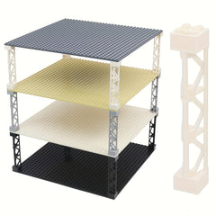 2pcs Four ABS Support Column Stand DIY Building Block Decorative Desktop Tower