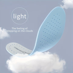 Leather Latex Insoles, Shock Absorption Plantar Fasciitis Deodorant