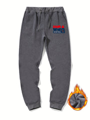 Basketball Graphic Drawstring Joggers Men s Sweatpants