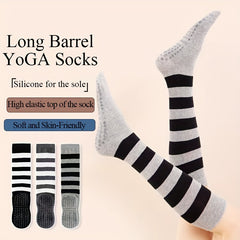 Stripes Pattern Non-slip Warm Yoga Socks Women's Dance Sports Socks