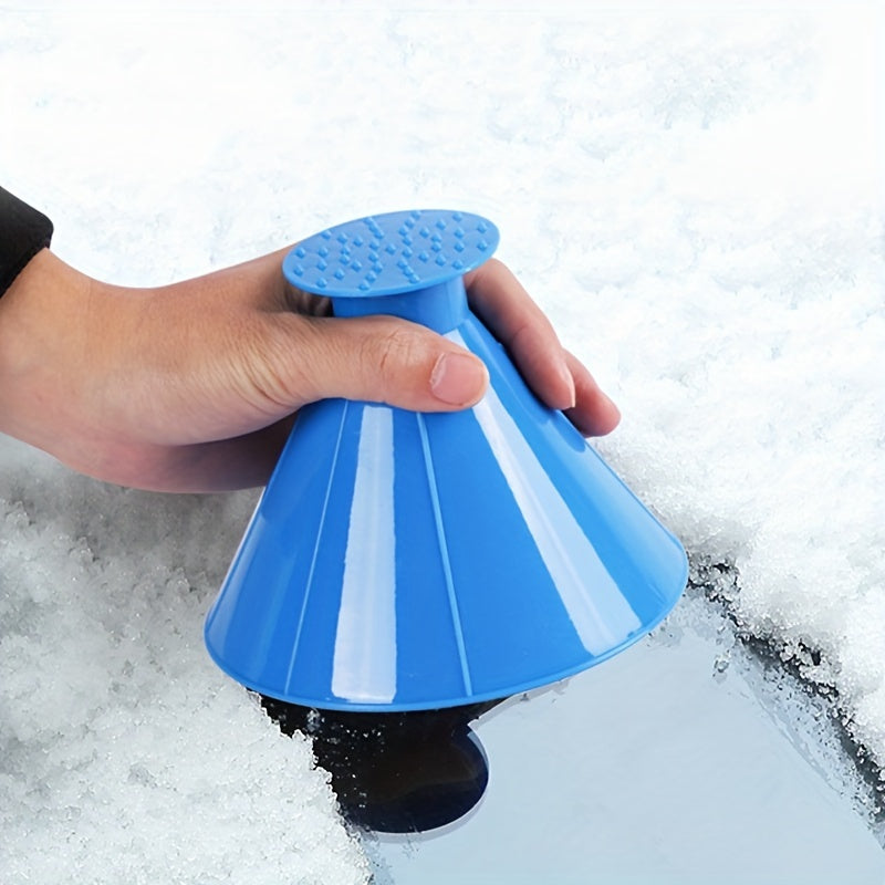 5pcs Round Car Ice Scrapers - 5 Colors