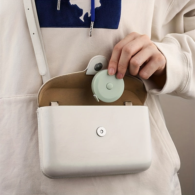 Soft Tape Measure Automatic Retractable Leather Ruler Tape Measure