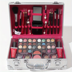 56 Pcs Eyelashes Tinted Lip Cosmetic Set Professional Portable Full Makeup Kit