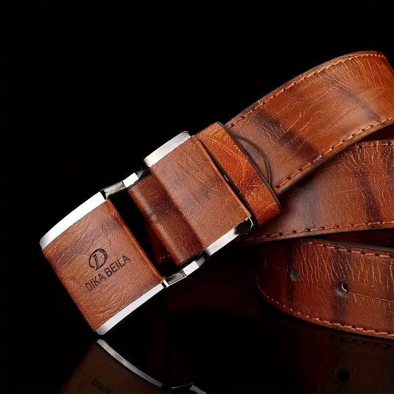 1pc Boy's Baseball Belt Smooth Buckle Leisure Belt Jeans Belt