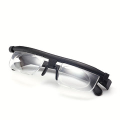 Men's Adjustable Reader Glasses 3-6 Diopter Casual Eyewear