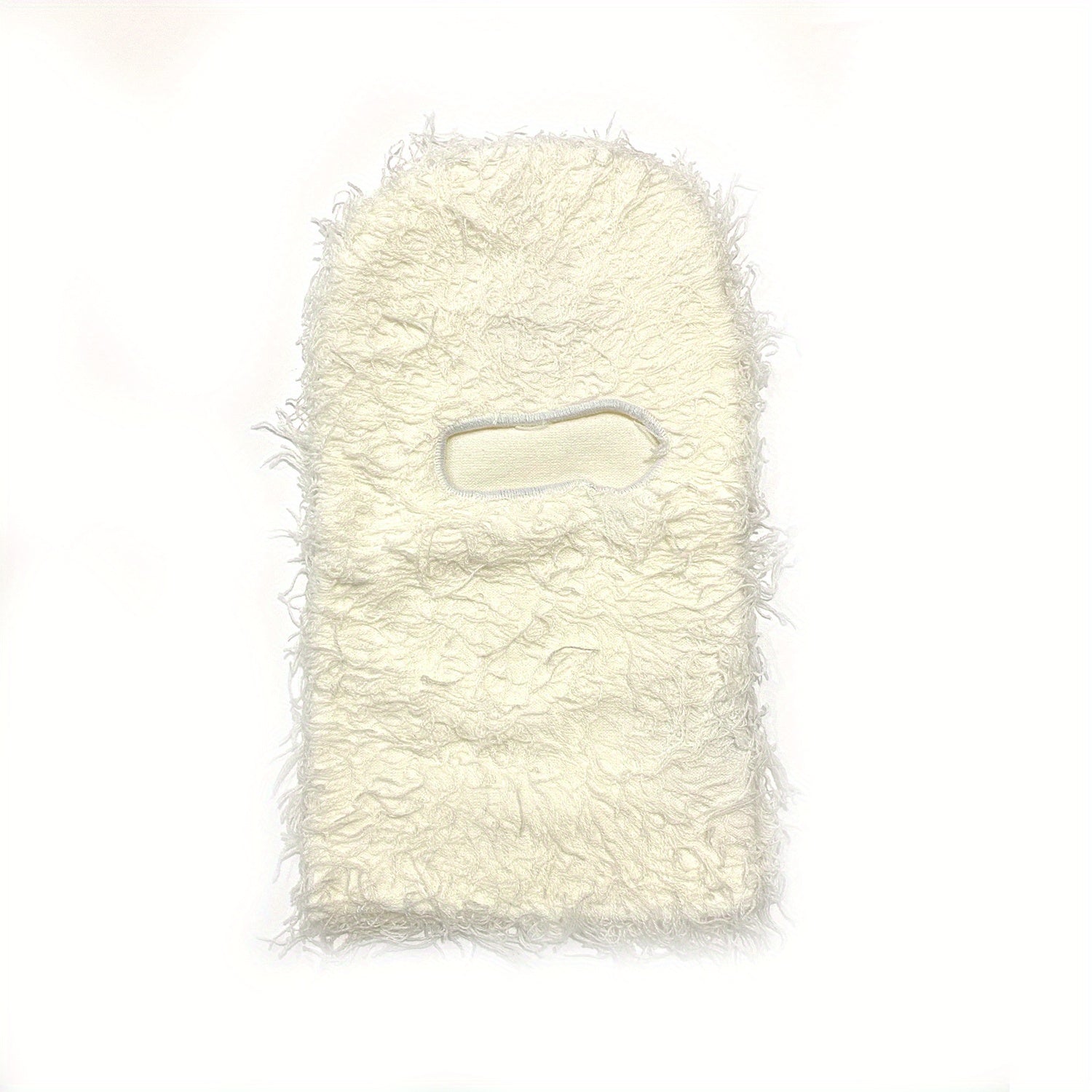 Y2K Hip Hop Tassel Balaclava Ski Mask Plush Warm Cycling Face Covering