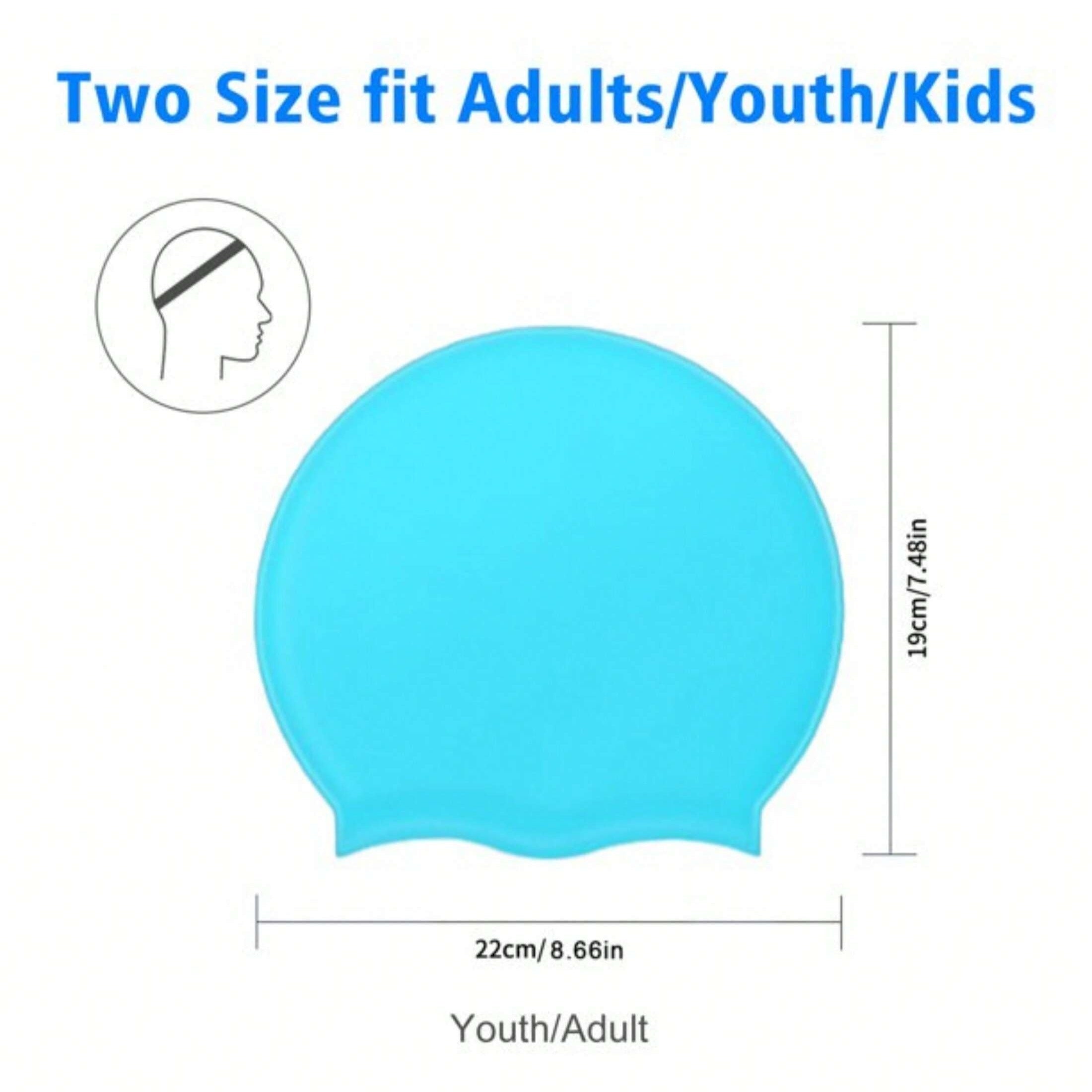 Ear Protection Swimming Cap Solid Waterproof Hat