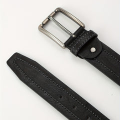 Men's Square Pin Buckle Leather Belt