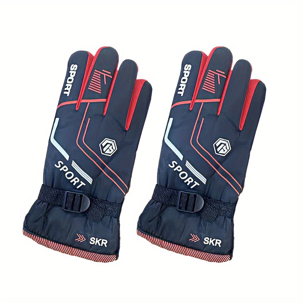 Winter Fleece Lined Warm Gloves Touch Screen Thermal Anti Slip Cycling Ski