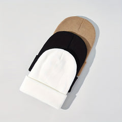 Winter Knitted Hat Beanie Outdoor Skull Cap Warm Ski Hat