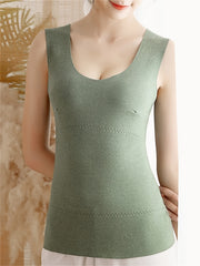 Sleeveless Thermal Underwear Top Soft & Comfortable Women's Lingerie