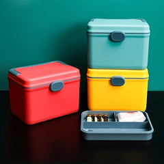 Family Medicine Box Large Capacity Household First Aid Box Car Travel