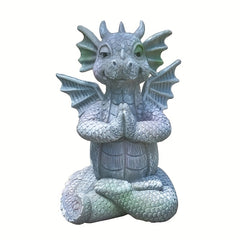 Resin Dinosaur Garden Statue - Magical Handicraft Ornament