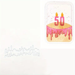 Dog Background Metal Embossing Scrapbooking Cutting Mold