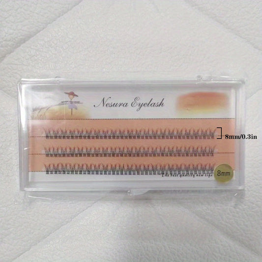 C Curling Fishtail False Eyelashes 0.07mm Thickness