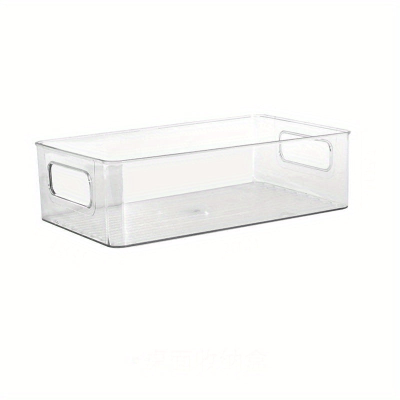 Clear Desktop Drawer Storage Box for Cosmetics Makeup Jewelry Cutlery Food