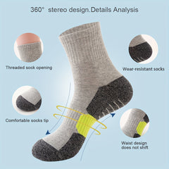 Men's Sports Socks Breathable Hiking Running Anti-Odor