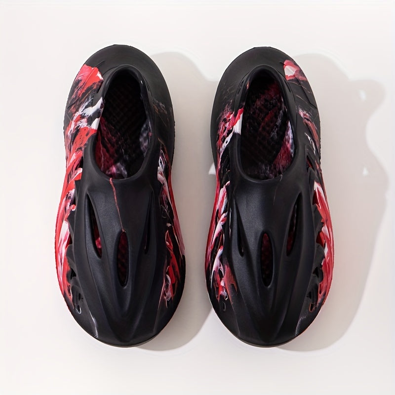 Men's Camo Tie Dye Slip On Clog Sandals
