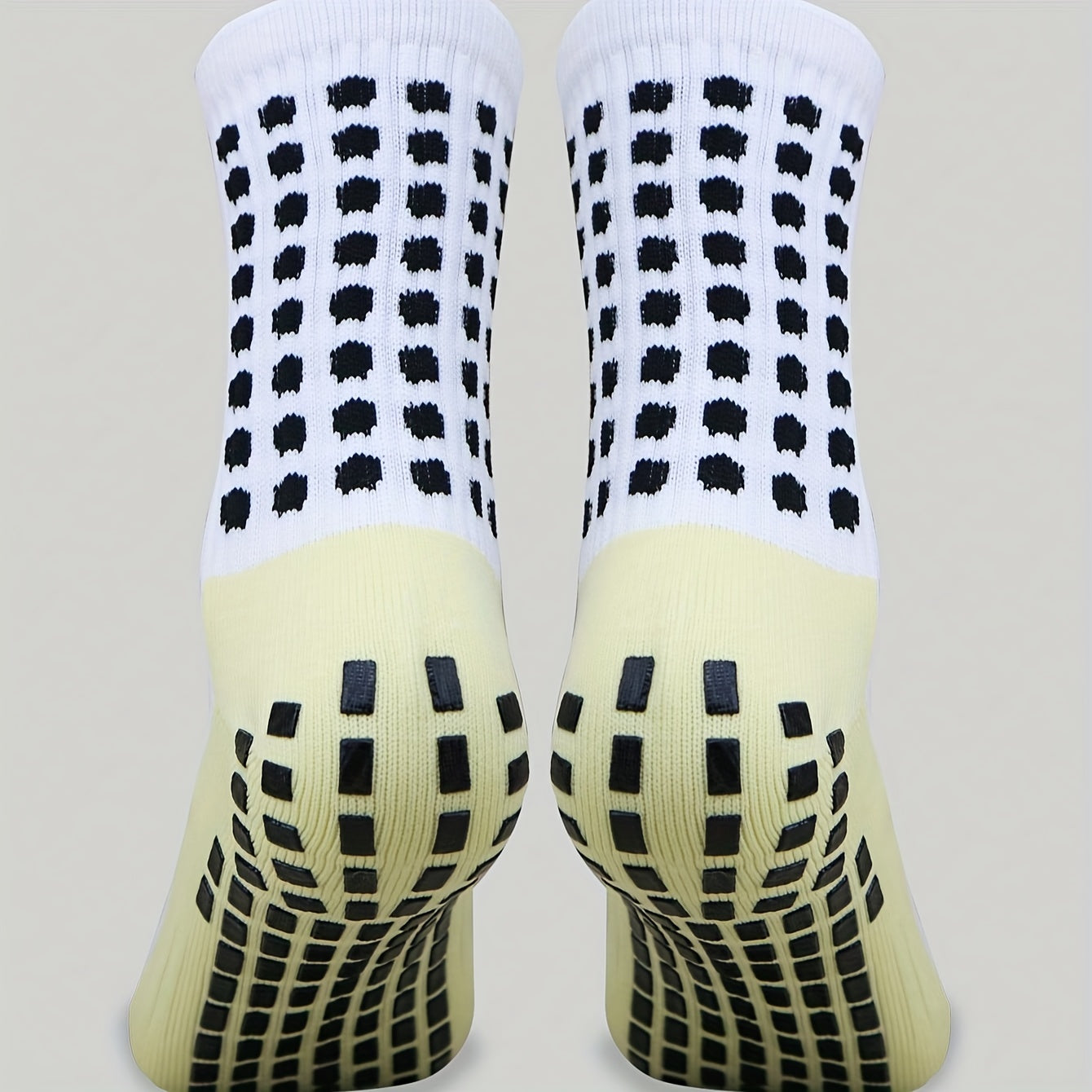 Men's Soccer Socks - Sweat Absorbing Athletic Sports Thickened Grip Pads