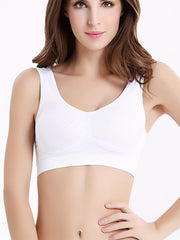3pcs Wireless Sports Bras Yoga Tank Women's Lingerie