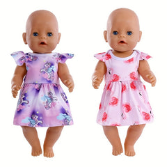 Magical Unicorn Fairy Tale Dress for 17-18 Inch Dolls, Ages 3-6