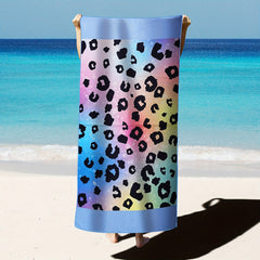 Microfiber Beach Towel Quick Drying Swim 27.5 x 55 Absorbent Soft Towel