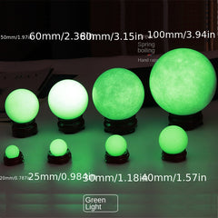 Luminous Stone Fluorite Crystal Head Light Base