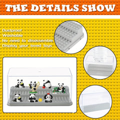 3 Layer Acrylic Display Case For Toy Collection Dustproof Clear