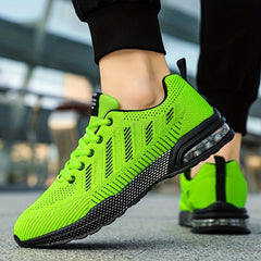 Men's Air Cushioned Lace up Sneakers Comfortable Shoes