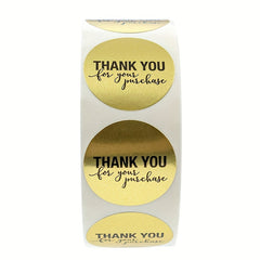 500pcs Thank You Stickers Seal Labels for Package Stationery
