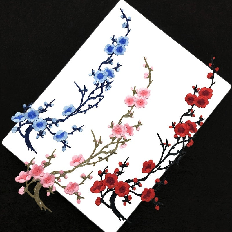 Flower Embroidery Cloth Sticker Cheongsam Skirt Decoration Patch
