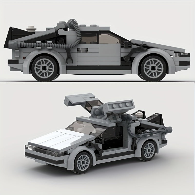 Back to the Future Delorean Time Machine Model Building Blocks Set