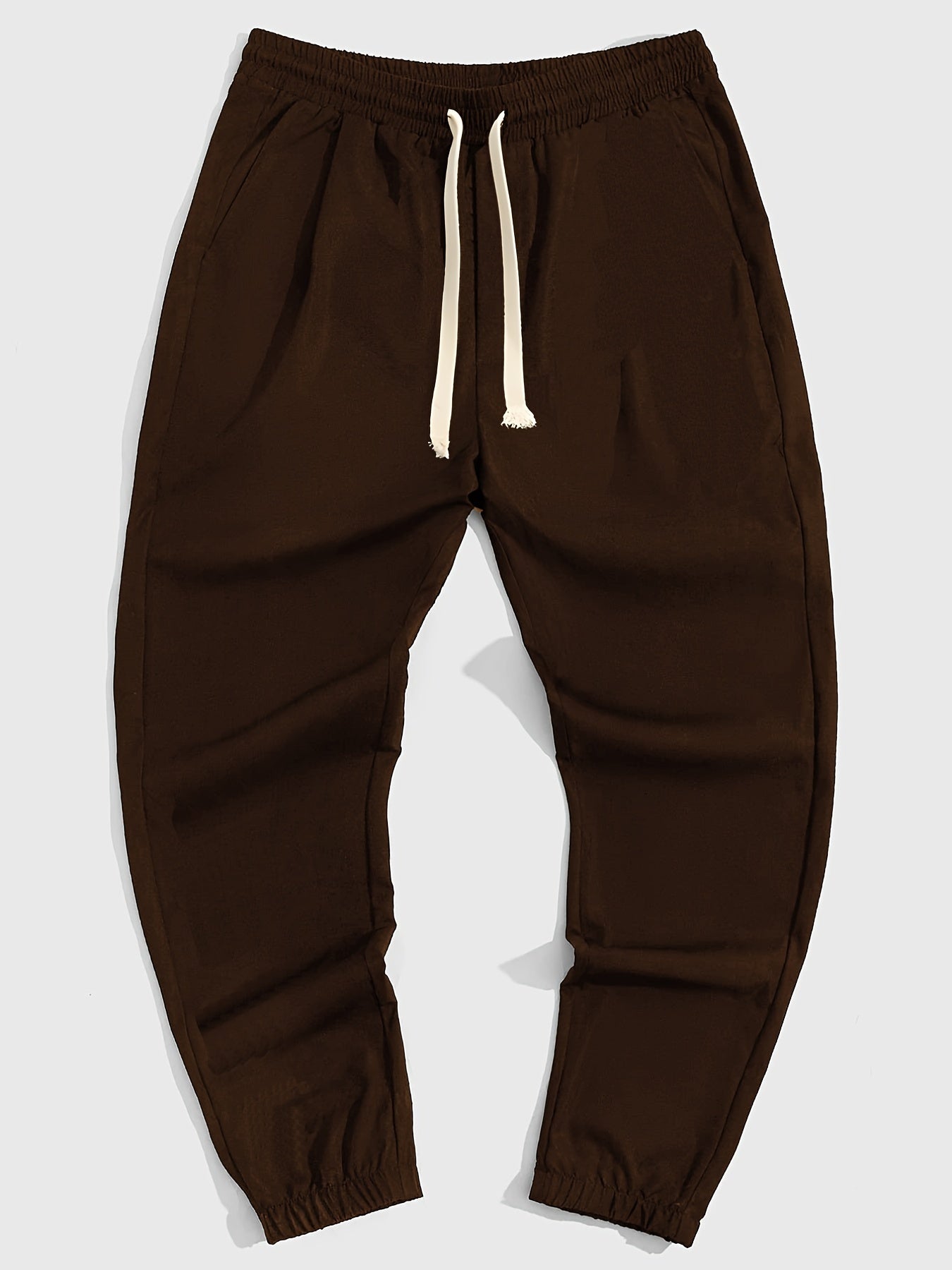 Coconut Tree Print Men's Sweatpants Casual Drawstring Jogger Pants