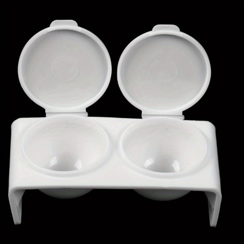 Double Cup Nail Art Bowl Soaking Dish Dappen Dish With Lids