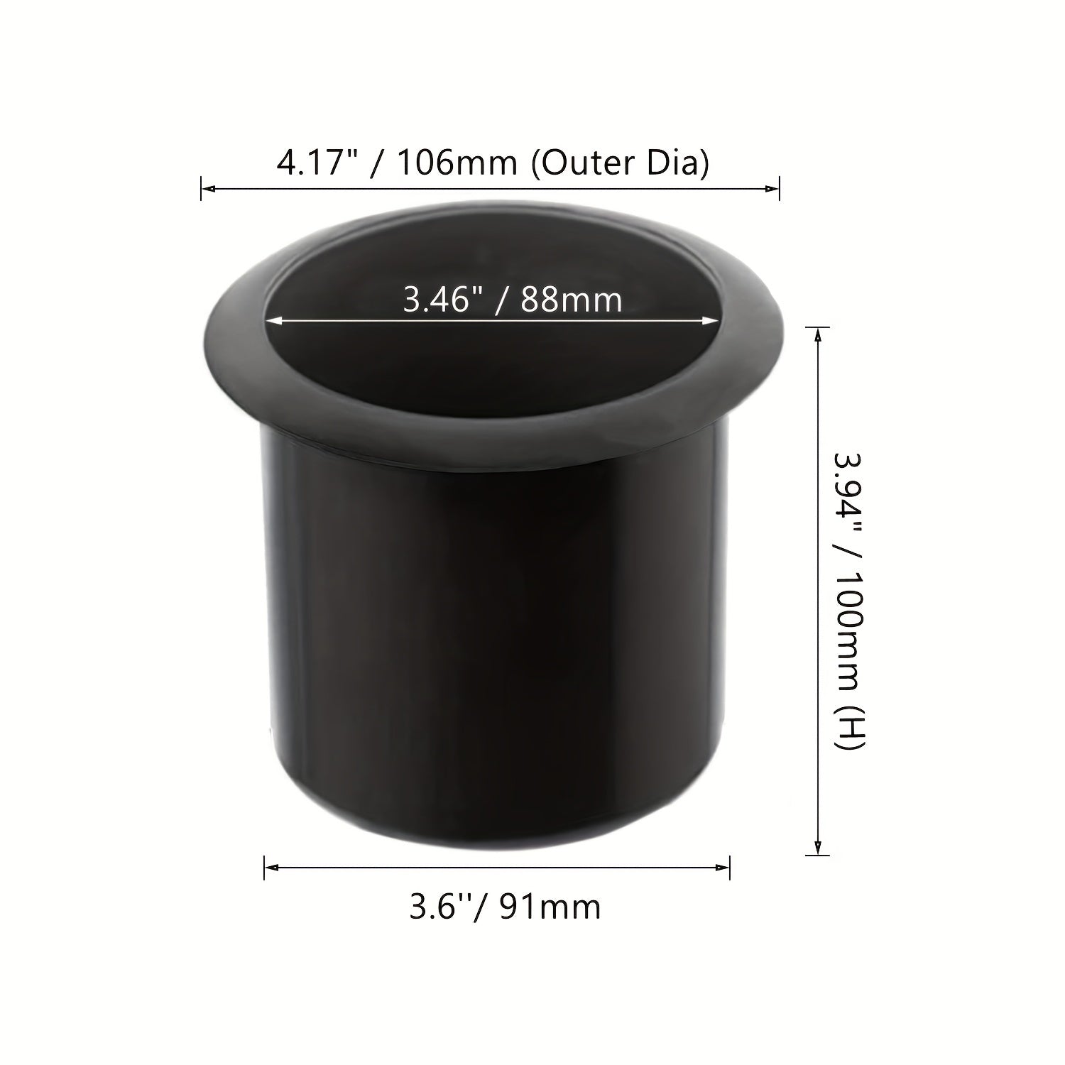 2pcs Plastic Cup Holder Insert for Universal Drink Can Holder